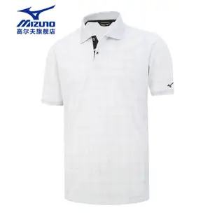 MIZUNO/美津濃高爾夫服裝男士新款短袖T恤高端衣服golf上衣POLO衫