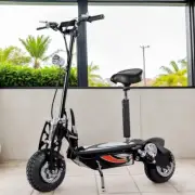 Portable 1200W Electric Scooter for Adults Foldable 50KM/H 10" Wheels with Seat