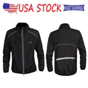 Cycling Jacket Road MTB Bike Windproof Running Sport Wind Coat for Men Women US