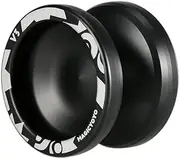 V3 Responsive High- Al Num Alloy Yo-Yo CNC Lathe with Ning String for Boys Girls Children Black Black