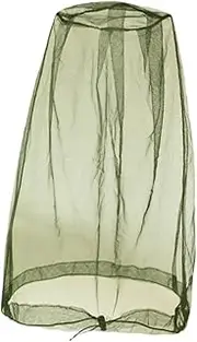 Head Net Mesh Ventilated Sunhat Comfortable Bee Keeping Supplies Face Neck Netting Head Protecting Net for Climbing Gardening, Dark Green