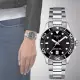 【TISSOT 天梭】官方授權 Seastar 1000 海洋之星300米潛水女錶 母親節禮物 送行動電源(T1202101105100)