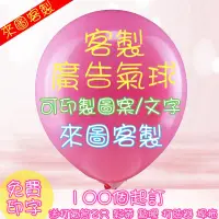 在飛比找蝦皮購物優惠-【小青客製】廣告氣球客製圖案/LOGO氣球印字客製氣球幼兒園