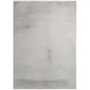 Piper Light Grey 2 ft. x 7 ft. Solid Polyester Runner Rug