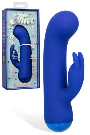 California Exotic Chubby Bunny 7.5" Rabbit Vibrator with Flickering Clitoral Teaser