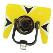 Yellow color single prism with Bag for total station 5/8x11 thread.
