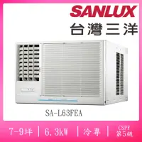 在飛比找momo購物網優惠-【SANLUX 台灣三洋】福利品7-9坪定頻窗型左吹冷專冷氣