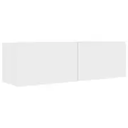 vidaXL TV Cabinet White Engineered Wood Entertainment Centre TV Stand Unit