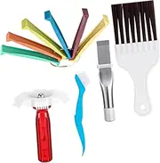 Gatuida 1 Set of Air Conditioner System Fin Brush Coil Fin Comb Evaporator Condenser Comb