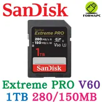 在飛比找蝦皮商城優惠-SanDisk Extreme PRO SDXC SD 1T