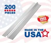 200 - 2' Aluminum Radiant Floor Heat Transfer Plates for 1/2" Pex Tubing