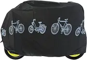 Outdoor Bike Tarp - Waterproof Storage Cover For Bike | Lightweight Weatherproof Foldable Protective Portable Tarp For Warehouse Cycling Outdoor Activities Travel Transport Rain Dust