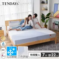 在飛比找momo購物網優惠-【TENDAYS】包浩斯紓壓床墊7尺特規雙人(22cm厚 可