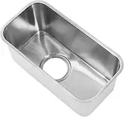 Tihebeyan RV Sink 304 Large Stainless Steel Sink with Drainage for Van Yacht Boat, Kitchen Basin