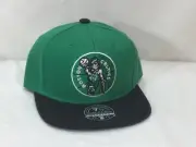 Mitchell & Ness HWC Boston Celtics Flat Brim Hat Cap Fitted Size 7 1/2