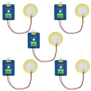 5PCS Blue Analog Ceramic Piezo Vibration Sensor Module 2-Contact Arduino Kit