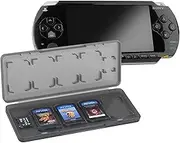 OSTENT 10 in 1 Game Memory Card Holder Case Storage Box Compatible for Sony PSV PS Vita Color Black
