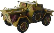 1/72 Scale WWII Italy Lancia Lince Reconnaissance Vehicle Model Alloy Die-cast Car Collectibles for Enthusiasts