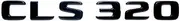 NPZPTFVFNR Car Trunk Letters Logo Alphabet Badge Emblem Sticker Fit for Mercedes Fit for Benz CLS Class 56 63 CLS260 CLS300 CLS400 CLS350 C219 C257(E)