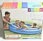 Intex Crystal Blue Inflatable Pool Imensions 58” x 13” 76 Gallons of Water New