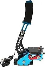 64 Bit USB PC Handbrake, 2 in 1 Sim Racing Game Handbrake, Professional Gaming Peripherals PC Handbrake Non- Plus Hall Sensor for LG G920, Game (Blue)