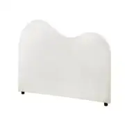 NEW Big Bedding GIN Bed Head Double Size Headboard Boucle Fabric White