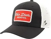 Zephyr NCAA Officially Licensed Snapback Hat Big Rig Patch Black White Brick