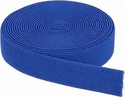 uxcell Elastic Bands for Sewing 2.5cm x 4.6m Deep Sapphire Blue Knit Elastic Spool High Elasticity for Wigs, Waistband, Pants, Craft DIY Projects