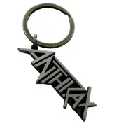 Anthrax Band Logo Keyring Keychain