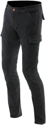 Dainese Cargo Slim Tapered, cargo pants , color: Black , size: 28