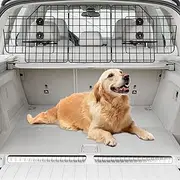 Petboda Dog Car Barrier for SUV Trunk Cargo Area, Foldable & Adjustable Car Divider and Dog Gate