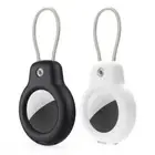 PC Lock Case Solid Color Key chain Protective Case for Apple AirTag Luggage