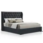 Bed Frame King Size Gas Lift Charcoal ISSA Artiss