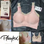 Playtex 2 Pack Wire Free Comfort Revolution Bras Sizes XS S M 12 14 16 B C D DD