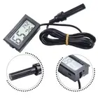 Waterproof Thermometer Hygrometer Indoor LCD Sensor Temperature Meter Monitor