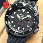 【SEIKO 自動機械手錶】 精工五號自動機械帆布帶錶款SBSA101(日本限定)