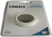 New BIALETTI Silicone Ring Gasket Filter Plate Stainless Steel Coffee Percolator - 2 Cup