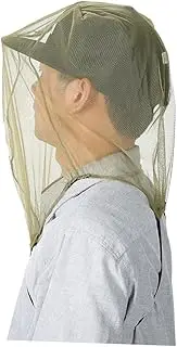WHAMVOX 2Pcs Outdoor Mosquito Head Net Face Mesh Net for Hiking Camping and Walking Lightweight and Breathable Protection Against Insects and Bugs Army Green