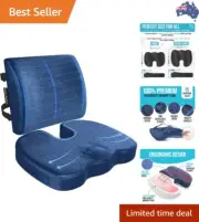 Chair Cushion/Seat Cushion for Office, Lumbar Support for Chair, Car, Back Su...