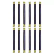 12Pcs Metal Internal Flex Frame, 18cm/7.1" Purse Frame Handbag Hinges, Bronze