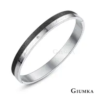 在飛比找Yahoo奇摩購物中心優惠-GIUMKA白鋼手環刻字推薦 情侶對手環 一生愛戀 黑玫款 