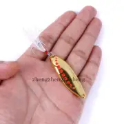 5/10PCS Metal Vib Leech Spinners Spoon Lures for Bass Pike Perch bait 7-20G