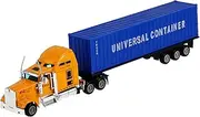 UPKOCH Container Truck Model for Realistic Sliding Design Construction Boys Ages Plaything for Imaginative Fun