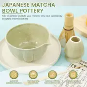 4Pcs Matcha Whisk Set Elegant Matcha Tea Set Including Ceramic Matcha Bowl FaNur