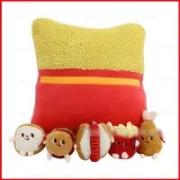 在飛比找蝦皮購物優惠-麥當勞法國弗里茲漢堡熱狗鼓槌麵包毛絨公仔抱枕禮物兒童家居裝飾