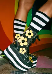 [Current Mood] Wildflower Wonderland Clear Boots