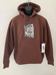 OBEY Giant Icon Photo Brown Pullover Hoodie M Manifesto NWT