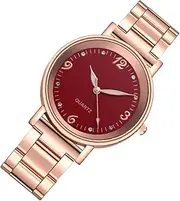 [VERDANVERSE] Elegant Luminous Watch Quartz Movement Stainless Steel Wristwatch for Women