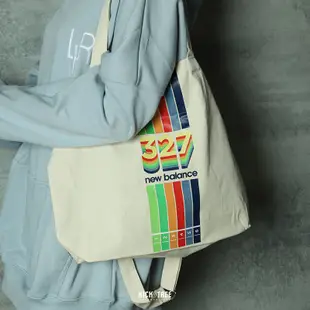 NEW BALANCE 327 CANVAS BAG 彩虹 彩色 肩背手提兩用包 帆布袋 購物袋【NB327BAG