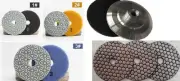 4 inch Diamond Polishing Pad Dry Wet 3 Step 6+1 Granite Stone Concrete Marble